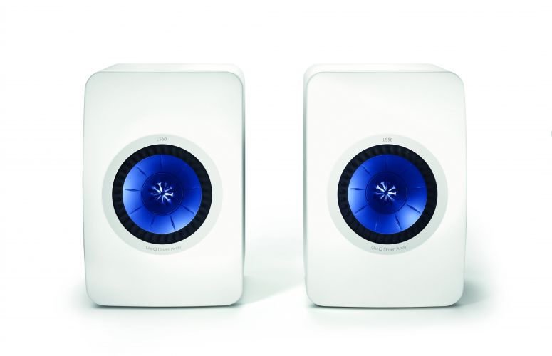 KEF launches multi-award winning LS50 speakers in new high gloss piano white finish